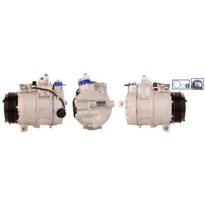 Imagem de DRI 700510256 Compressor PAG 46 R 134a com juntas MERCEDES BENZ: Classe E Sedan, C T modell