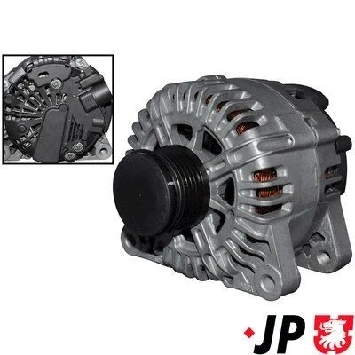 Imagem de JP GROUP 3190100700 Alternador 14V 150A PEUGEOT: 308 SW 2, 206 Van, Partner I CITROËN: Berlingo / First C3 II, C5 III Carrinha