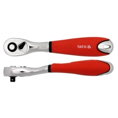 Imagem de YATO YT 0733 Roquete reversível 72 6,3 (1/4&quot;) 155 aço cromo vanádio