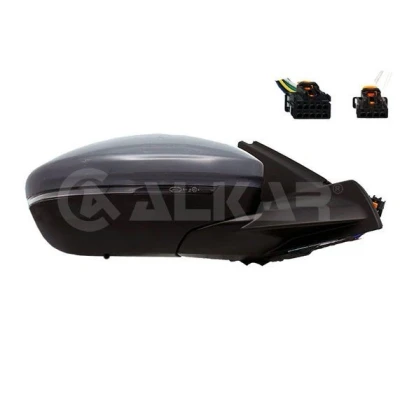 Imagem de Espelho retrovisor Alkar 6140312 à direita com subcapa elétrico aquecível, sensor de temeperatura, convexo
