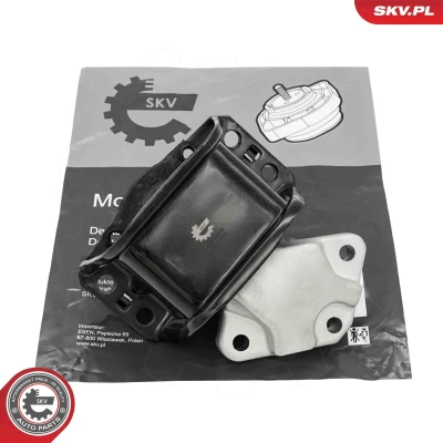 Imagem de ESEN SKV 75SKV289 Suporte, motor à frente, lado direito Rolamento de Borracha e metal Alumínio, 160mm 124mm PEUGEOT: 307 Hatchback