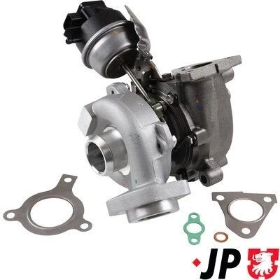 Imagem de JP GROUP 1117410100 Turbocompressor accionado pelos gases de escape com juntas AUDI: A4 B8 Sedan, Avant