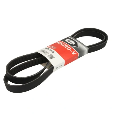 Imagem de GATES 6PK1818 Correia trapezoidal estriada 1818 6 Poliéster, EPDM (borracha de etileno propileno dieno) FleetRunner Micro V FIAT: Punto II Hatchback
