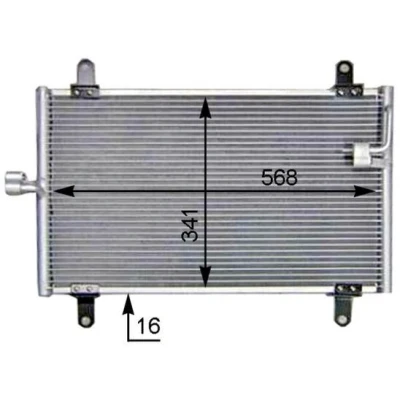 Imagem de MAHLE ORIGINAL AC 514 000S Condensador sem secador 16 15,5 474 FIAT: Ducato II Van, Camião de plataforma/Chassis