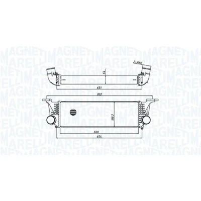Imagem de MAGNETI MARELLI 351319205500 Intercooler