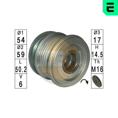 Imagem de ERA ZN5624 Polia Roda Livre do Alternador OPEL: Insignia A Sedan
