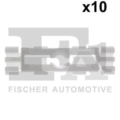 Imagem de FA1 11 40057.10 Grampo, friso VOLKSWAGEN: Polo III Hatchback, GOLF 2