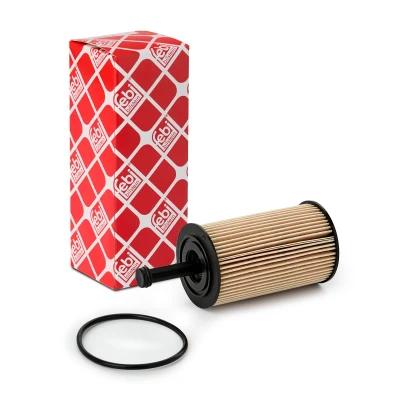 Imagem de FEBI BILSTEIN 26853 Filtro de óleo com retentor Cartucho filtrante PEUGEOT: 206 Hatchback, Van, 307 SW, CITROËN: Saxo Xsara Hatchback