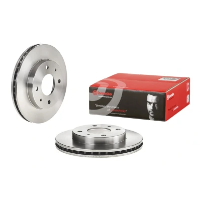 Imagem de BREMBO Disco de travão MITSUBISHI: Space Star, Carisma Sedan, Lancer 7 Limousine 24mm 4 interior ventilado 09.7043.10 308729268,MB928994,MR128153