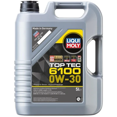 Imagem de Liqui Moly Top Tec 6100 0W 30 5l Óleo do motor 20779 BMW: 3 Touring, 1 Hatchback, 5 PEUGEOT: 206 207 307 Hatchback