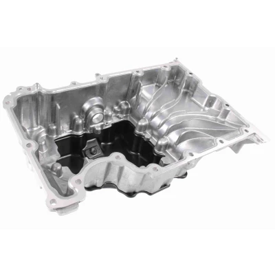 Imagem de VAICO V40 0297 cárter de Óleo com bujão despejo do óleo retentor, sem junta Alumínio Original Quality lado motor