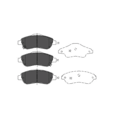 Imagem de KAVO PARTS KBP 2041 Jogo de pastilhas para travão disco com avisador sonoro desgaste HONDA: CR V 3, 4