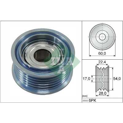 Imagem de INA 532 0900 10 Polia de Desvio VOLKSWAGEN: Amarok Pick up