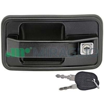 Imagem de MIRAGLIO 80/351 Puxadores de Porta à frente, lado esquerdo com chave preto FIAT: Ducato I Panorama, Van
