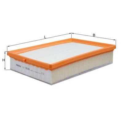 Imagem de MAHLE ORIGINAL LX 5599 Filtro de ar 57,3 177 267 Cartucho filtrante VOLVO: XC40