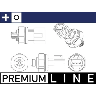 Imagem de MAHLE ORIGINAL ASE 8 000P Pressostato Ar Condicionado 3 INFINITI: FX SUV, NISSAN: Qashqai / Qashqai+2 I