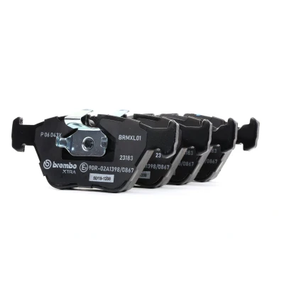 Imagem de BREMBO P 06 043X Jogo de pastilhas para travão disco preparado indicador aviso desgaste sem acessórios BMW: 3 Sedan, Touring, Coupe
