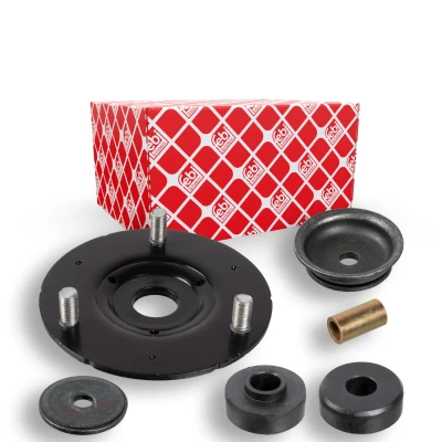 Imagem de FEBI BILSTEIN 109517 Kit de reparação, suporte apoio do conj. mola/amortecedor Eixo dianteiro sem rolamentos esferas com material montagem