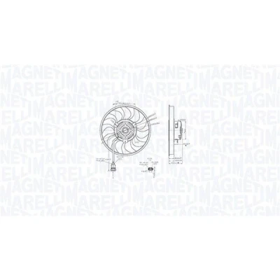 Imagem de MAGNETI MARELLI 069422888010 Ventilador de Radiador 282 12 180 VOLKSWAGEN: TRANSPORTER 4, 4 Bus
