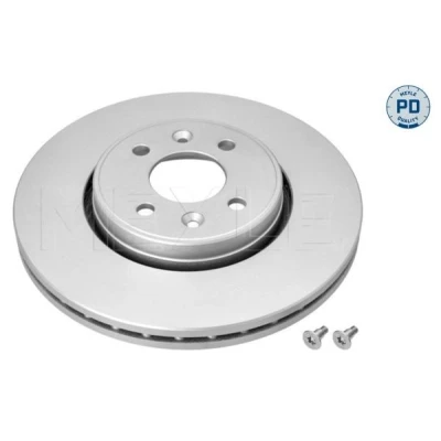 Imagem de MEYLE 16 83 521 0004/PD Disco de travão Eixo dianteiro 280 24 4 100 ventilado Revestido a discos zinco alto carbono com parafusos PD Quality