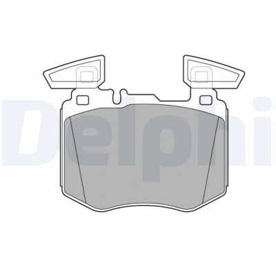 Imagem de Conjunto de pastilhas travão, travão disco DELPHI LP3642, Frente