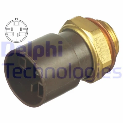 Imagem de DELPHI TS10341 Interruptor de temperatura, ventilador do radiador M22*1.5 OPEL: Corsa B Hatchback, Astra F Caravan, CC