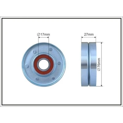 Imagem de CAFFARO 500316 Polia Tensora LAND ROVER: Range Rover Sport