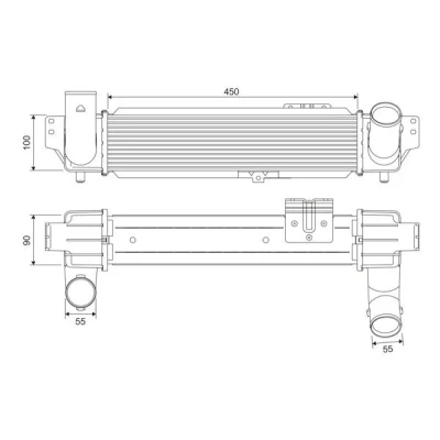 Imagem de VALEO 818382 Intercooler Alumínio sem sensor