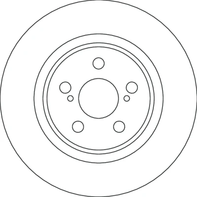 Imagem de TRW Disco de travão TOYOTA: Yaris IV 22mm 5 100mm ventilado pintado DF4641 43512K0040 Discos