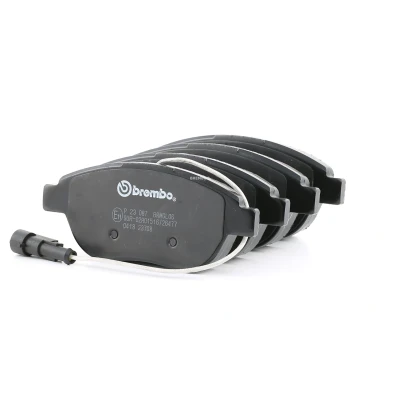 Imagem de BREMBO P 23 087 Jogo de pastilhas para travão disco incl. contacto aviso desgaste com parafusos pinça acessórios