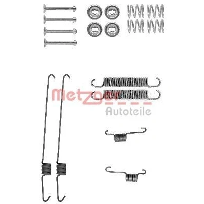Imagem de Kit de acessórios, maxilas do travão METZGER 105 0001