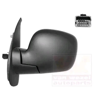 Imagem de Espelho retrovisor Van Wezel 4312807 esquerda preto completo, convexo, para regulação eléctrica dos espelhos, aquecível