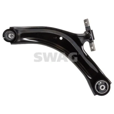 Imagem de SWAG 82 94 2630 Braço de suspensão com chumaceira Eixo dianteiro, lado esquerdo, em baixo transversal Aço NISSAN: Qashqai / Qashqai+2 I, X Trail
