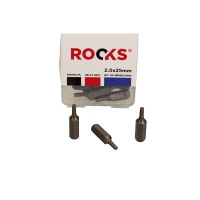 Imagem de ROOKS OK 07.0021 Kit de bits aparafusamento Estojo plástico 10