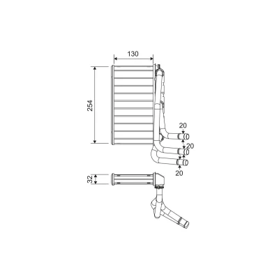 Imagem de VALEO 811651 Radiador Quente