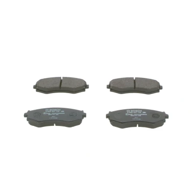 Imagem de BOSCH 0 986 461 139 Jogo de pastilhas para travão disco Baixo teor metálico com chapa anti ruído, instruções montagem NISSAN: 200SX