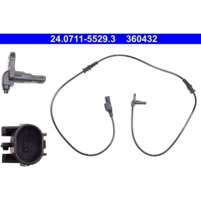 Imagem de ATE 24.0711 5529.3 Sensor de ABS 1135 MERCEDES BENZ: Vito Tourer, Classe V, Van
