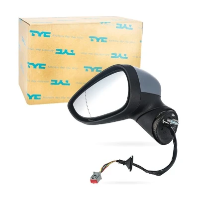 Imagem de Espelho retrovisor Tyc 310 0130 esquerda com subcapa para regulação eléctrica dos espelhos, não esférico, aquecível FORD: FIESTA 6 Van,