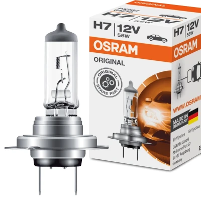Imagem de OSRAM 64210 Lâmpada, farol de longo alcance H7 12V 55W 3200K Halogéneo RENAULT: MEGANE 3, CLIO 2 Kasten, Zoe, FORD: Focus Kombi, Mk1 Hatchback
