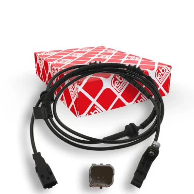 Imagem de FEBI BILSTEIN 36947 Sensor de ABS Eixo traseiro esquerdo, direito com parafuso 1800 preto PEUGEOT: 407 SW, Sedan