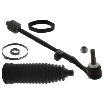 Imagem de FEBI BILSTEIN 43508 Barra de direcção Eixo dianteiro, lado direito com braçadeiras, retentor, foles BMW: 1 Hatchback, 3 Coupe