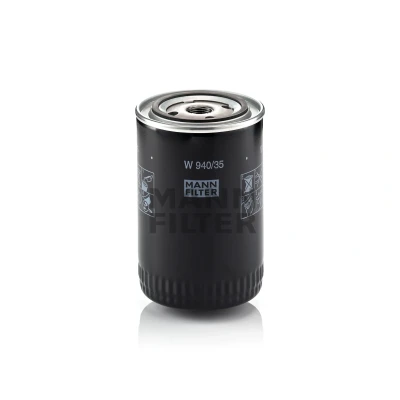 Imagem de MANN FILTER W 940/35 Filtro de óleo 3/4 16 UNF com uma válvula retenção aparafusado MAZDA: Série B Pick up