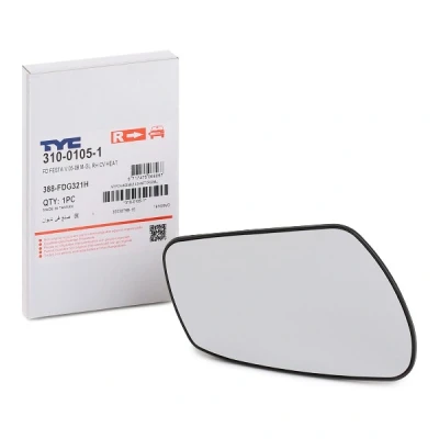 Imagem de TYC 310 0105 1 Vidro Espelho à direita FORD: MONDEO 3 Kombi, Focus 2, FIESTA 5