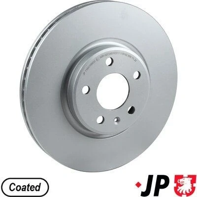 Imagem de JP GROUP 1163108600 Disco de travão Eixo dianteiro 320 30 5 ventilado revestido AUDI: A4 B8 Avant, A6 C7 A5 Sportback