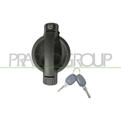 Imagem de PRASCO FT9088141 Puxadores de Porta exterior, traseira direita com canhão fechadura, chave preto FIAT: Doblo I Cargo, Carrinha