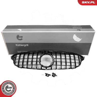 Imagem de ESEN SKV 66SKV536 Grelha de Radiador preto, brilhante com câmara MERCEDES BENZ: Classe C T modell, Coupe