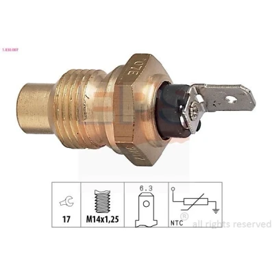 Imagem de EPS 1.830.007 Sensor da Temperatura do Líquido de Refrigeração Made in Italy OE Equivalent PEUGEOT: 309 II Hatchback, 205 505 Sedan