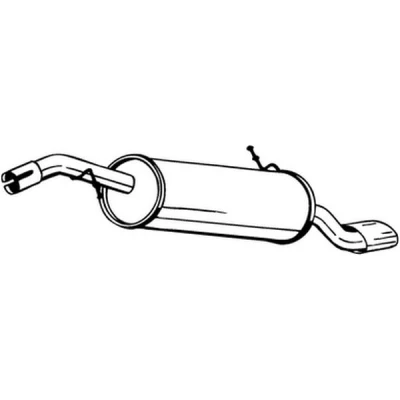 Imagem de Silenciador traseiro BOSAL 190 373