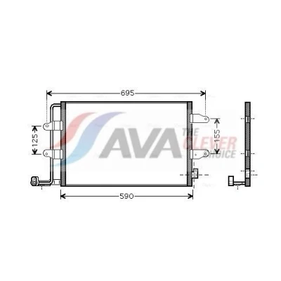 Imagem de Condensador, ar condicionado AVA COOLING VNA5252