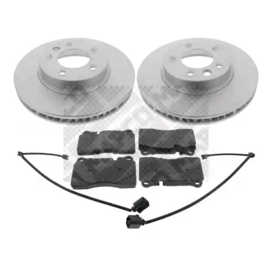 Imagem de MAPCO 47981HPS Kit de travões Eixo dianteiro ventilado com chapa anti ruído preparado para indicador aviso desgaste
